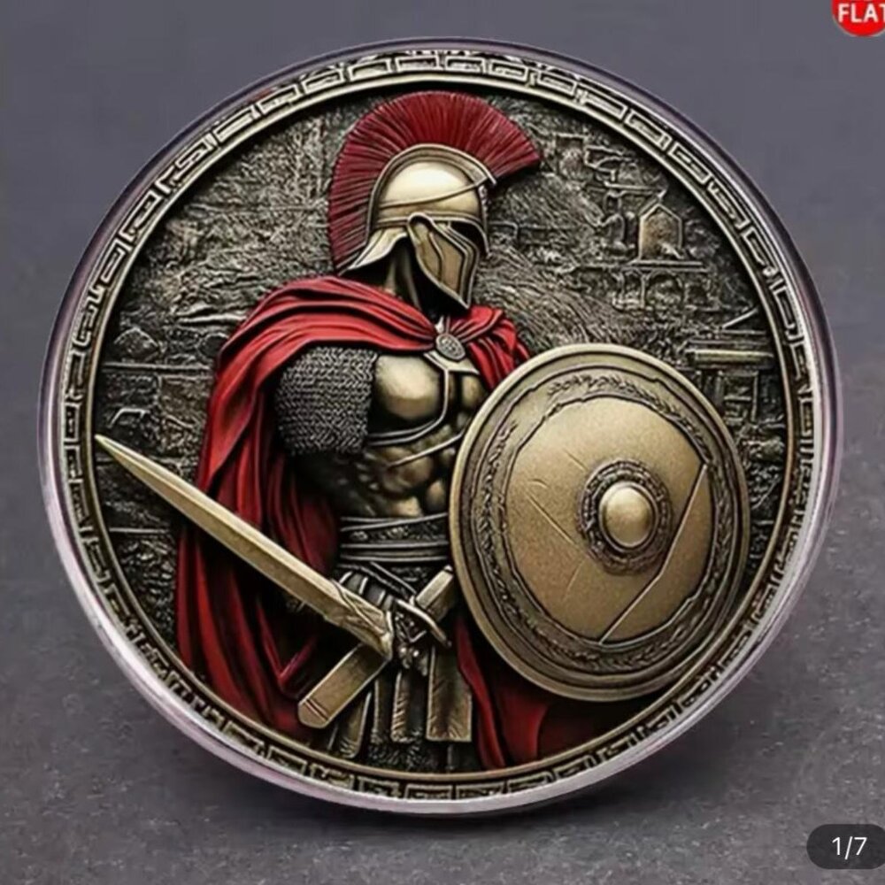 NEW - ARMOR OF GOD Stainless Steel PIN BROCH - EPH6:13-17 - Picture 5 of 6